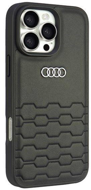 Etui Audi Synthetic Leather do Apple iPhone 16 Pro Max Black (6955250228442) - obraz 3
