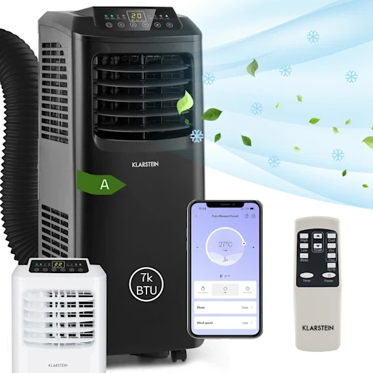 Мобильный кондиционер Klarstein Pure Blizzard Smart 7k черный - Фото 4 Мобильный кондиционер Klarstein Pure Blizzard Smart 7k черный - изображение 4