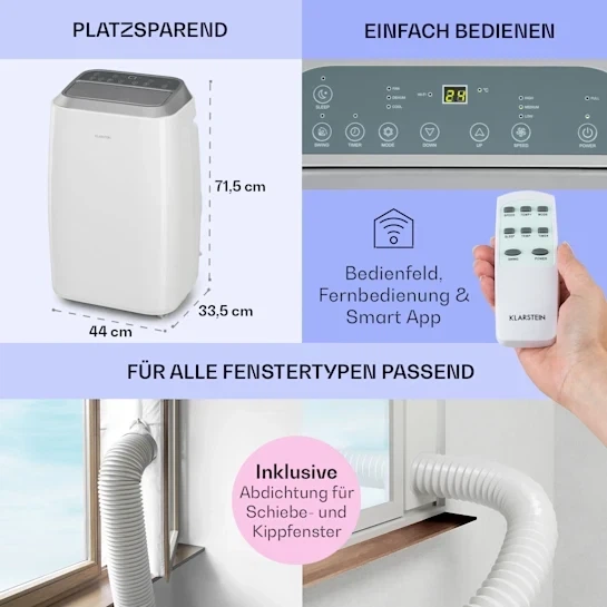 Напольний мобильный фреоновый кондиционер Iceblock Prosmart 12 000 БТЕ цвет белый (10034645) - изображение 4