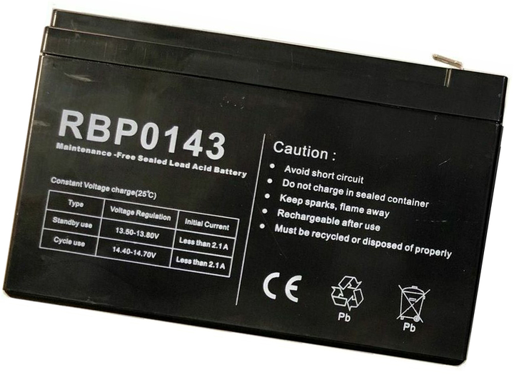 Акумуляторна батарея CyberPower RBP0143 12V/5.5Ah - зображення 2