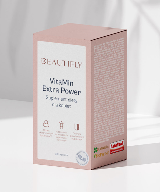 Suplement diety Beautifly VitaMin Extra Power dla kobiet 30 kapsułek (5903003701156) - obraz 7
