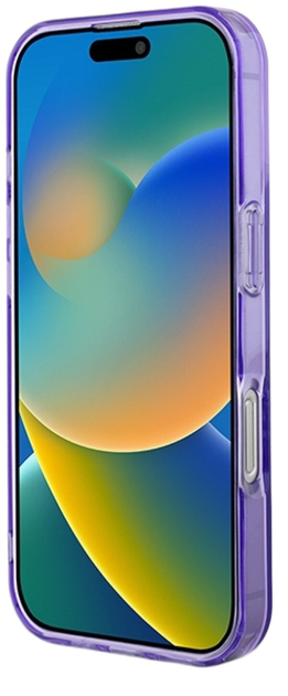 Панель Guess Hardcase IML Flowers Wreath MagSafe для Apple iPhone 16 Pro Max Purple (GUHMP16XHFWFCU) - зображення 5