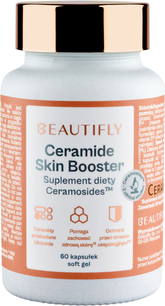 Харчова добавка Beautyfly Ceramide Skin Booster з керамідами 60 шт (5903003701132) - зображення 1