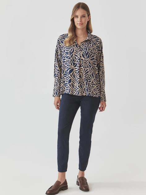 Bluzka damska Tatuum Berko T2418.045 36 Ciemnogranatowa (5900142361753) - obraz 3