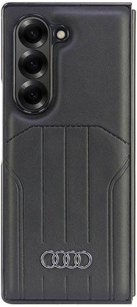 Etui Audi Synthetic Leather z MagSafe do Samsung Galaxy Z Fold 6 Black (6955250228282) - obraz 4