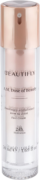 Krem nawilżający do twarzy Beautyfly A.M. Dose of Beauty z kwasem hialuronowym 50 ml (5903003702092) - obraz 1