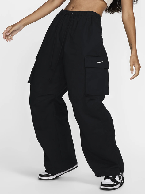 Акція на Спортивні штани жіночі Nike W Nsw Dance Cargo Pant FV7520-010 M Чорні від Rozetka