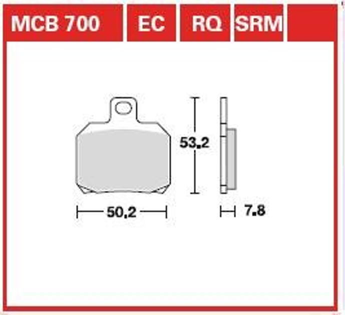 Тормозные колодки TRW MCB700EC – фото, отзывы, характеристики в ...