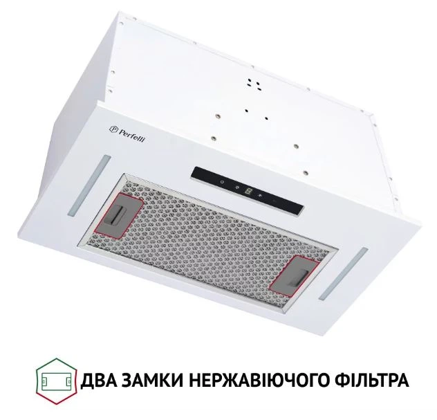 Витяжка Perfelli BIS 5653 WH 1000 LED - зображення 4