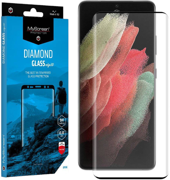 Szkło hybrydowe MyScreen Diamond Glass Edge 3D do Honor Magic 6 Pro (5903108588775) - obraz 1