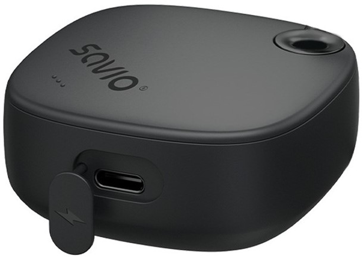 Słuchawki bezprzewodowe Savio ENC QC TWS-11 Black (5901986048107) - obraz 6