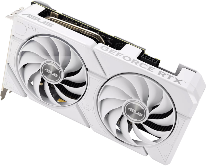 Відеокарта ASUS PCI-Ex GeForce RTX 4060 Ti Dual EVO White OC Edition 8GB GDDR6 (128bit) (2595/18000) (1 x HDMI, 3 x DisplayPort) (DUAL-RTX4060TI-O8G-EVO-WHITE) - зображення 7