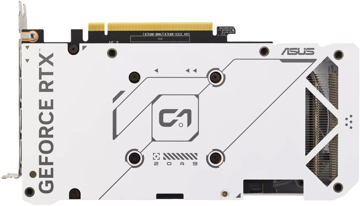 Відеокарта ASUS PCI-Ex GeForce RTX 4060 Ti Dual EVO White OC Edition 8GB GDDR6 (128bit) (2595/18000) (1 x HDMI, 3 x DisplayPort) (DUAL-RTX4060TI-O8G-EVO-WHITE) - зображення 8