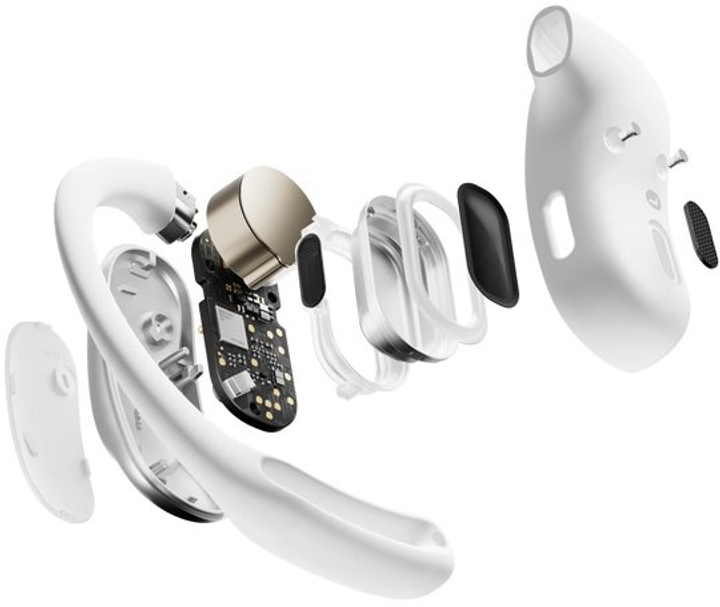 Бездротові навушники Shokz OpenFit Air White (810092678670) - зображення 4