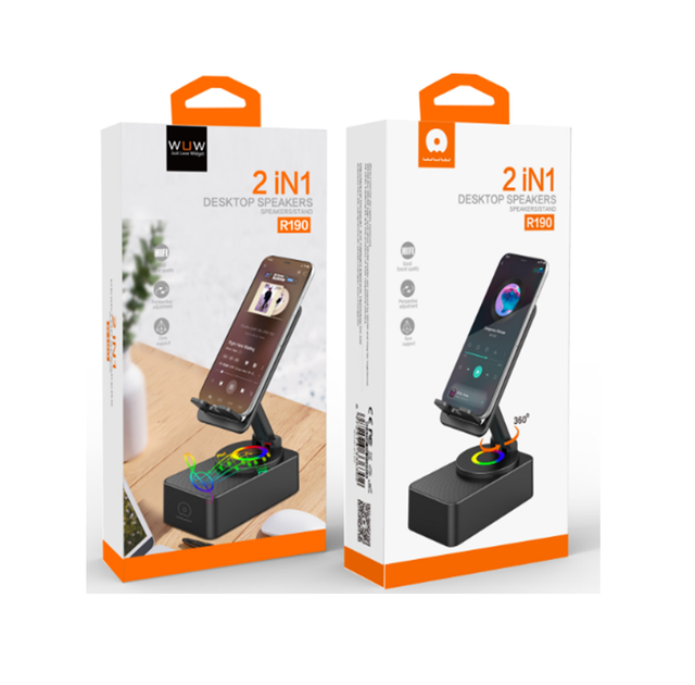 Портативна акустика WUW-R190 black (6972573336302) - зображення 2