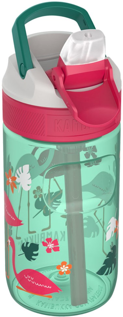 Butelka na wodę Kambukka Lagoon dla dziecka 400 ml Pink Flamingo (5407005142967) - obraz 2