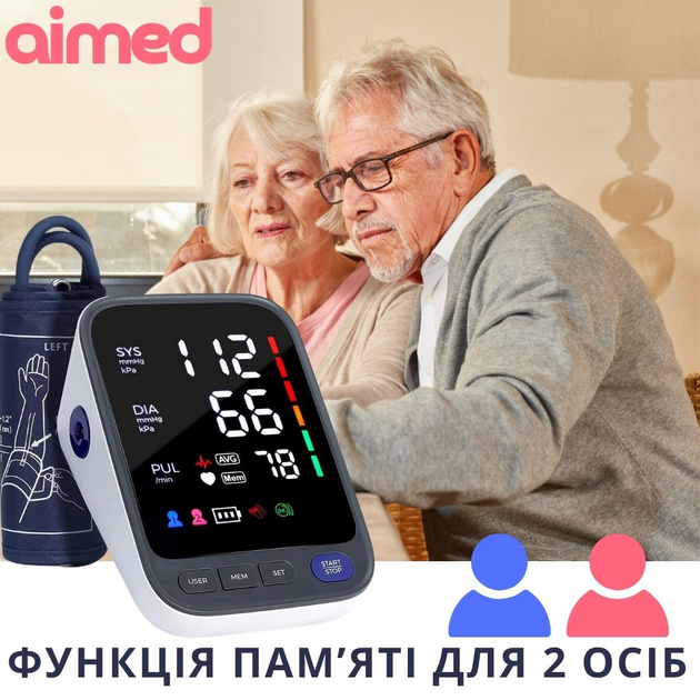 Тонометр автоматичний AIMED Blood Pressure Pro - зображення 5