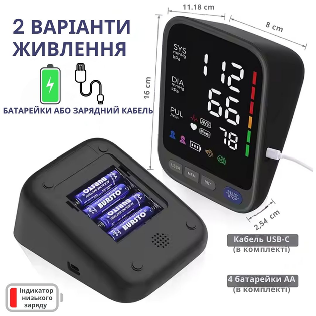 Тонометр автоматичний AIMED Blood Pressure Pro - зображення 4