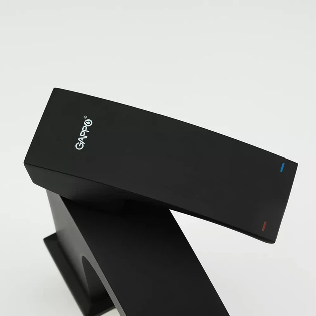 Смеситель для умывальника GAPPO G1007-66, черный - изображение 3
