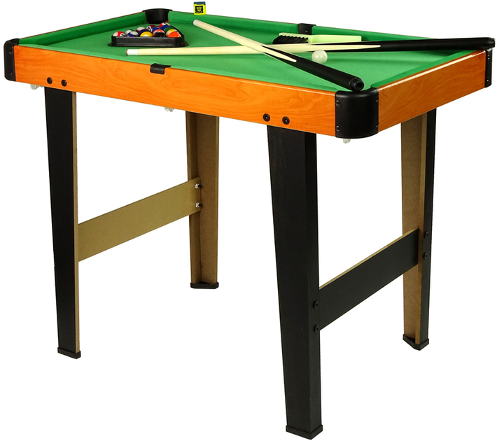 Настільний більярд Leantoys Billiards Table Social Game Cues Balls 58 см (5904204756822) - зображення 1