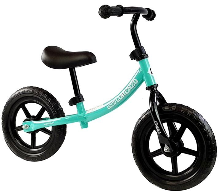 Біговел Leantoys Lorenzo Sport М'ятний (5908275990864) - зображення 1