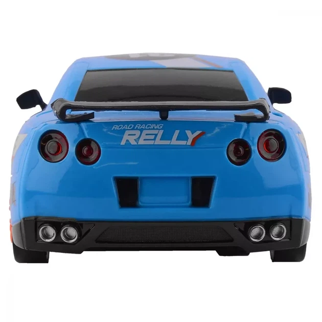 Машинка для дрифта на радиоуправлении Rally Series Nissan GT-R 4WD blue - Фото 4 Машинка для дрифта на радиоуправлении Rally Series Nissan GT-R 4WD blue - изображение 4