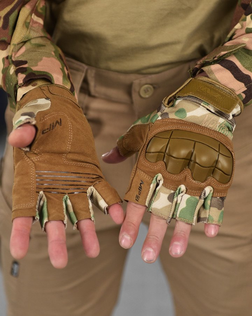 Тактичні рукавиці mechanix mpact мультикам M - зображення 1