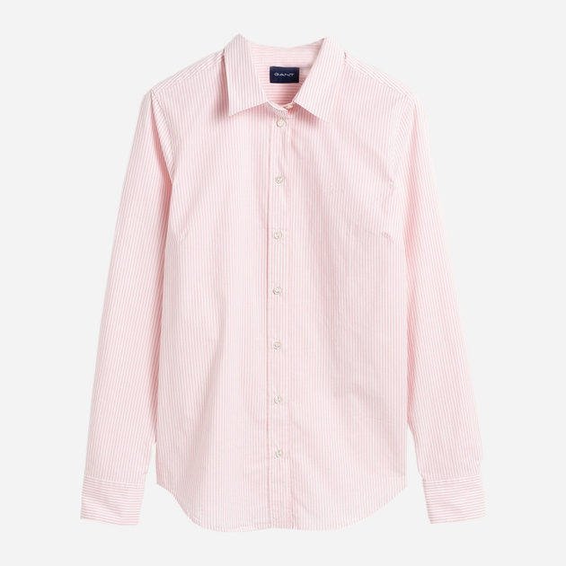 Сорочка жіноча GANT Banker Stripe Stretch Broadcloth 4320051 40 Рожева (7325705360260) - зображення 4