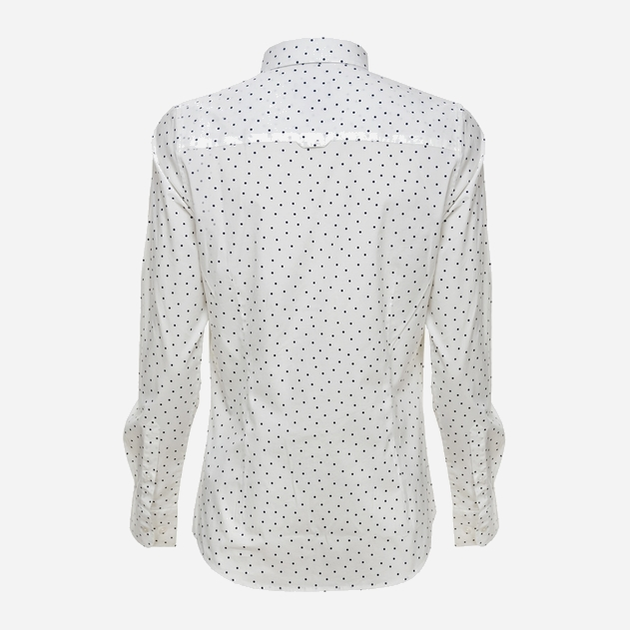 Koszula damska bawełniana GANT French Dot Stretch Broadcloth 4322033 38 Biała (7325705698639) - obraz 5