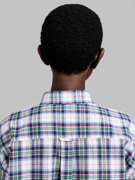 Сорочка GANT Flannel Check Relaxed Shirt 4300052 46 White (7325705876600) - зображення 6