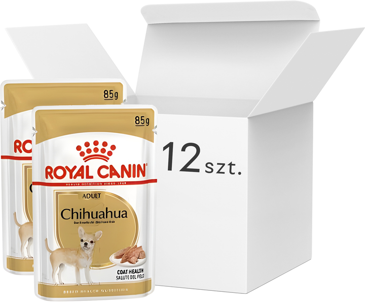 Mokra karma dla psów Royal Canin Chihuahua 12 x 85 g (9003579001509) - obraz 1