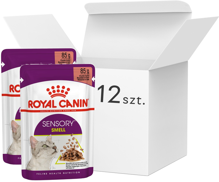 Mokra karma dla kotów Royal Canin Sensory Smell 12 x 85 g (9003579018507) - obraz 1