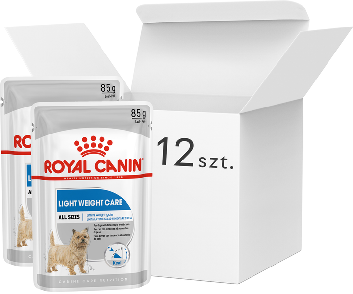 Mokra karma dla psów z nadwagą Royal Canin Light Weight 12x85 g (9003579008690) - obraz 1