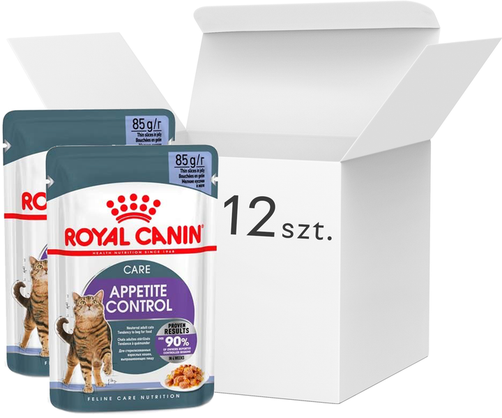 Вологий корм для кішок з підвищеним апетитом ROYAL CANIN Appetite Control 12x85 г (9003579014899) - зображення 1