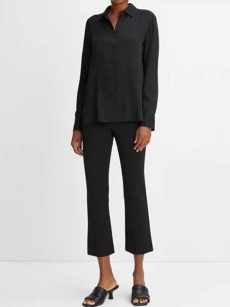 Сорочка жіноча Vince vinvr59911679-001blk XS Чорна (190820463403) - зображення 3