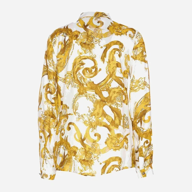 Koszula damska Versace Jeans Couture vjc76hal201ns407g03 38 Biały/Żółty (8052019658583) - obraz 3