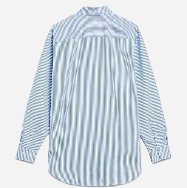 Сорочка жіноча Tommy Hilfiger thww0ww41675ybl L Блакитна (8720646877638) - зображення 7