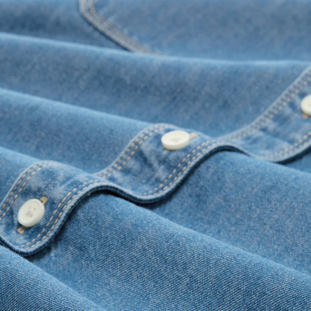 Koszula damska jeansowa Tom Tailor 1043118 XS Niebieska (4068127254689) - obraz 6