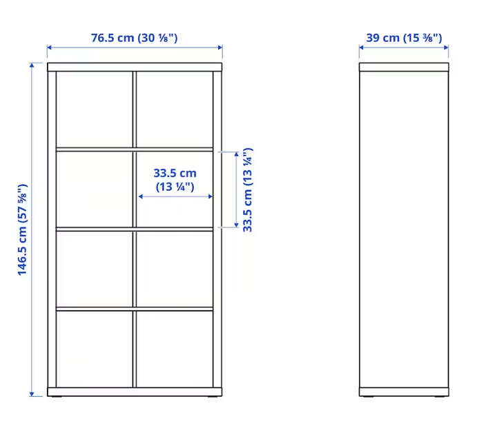 Стелаж белый MS235 совместим с аксессуарами ikea kallax - изображение 8