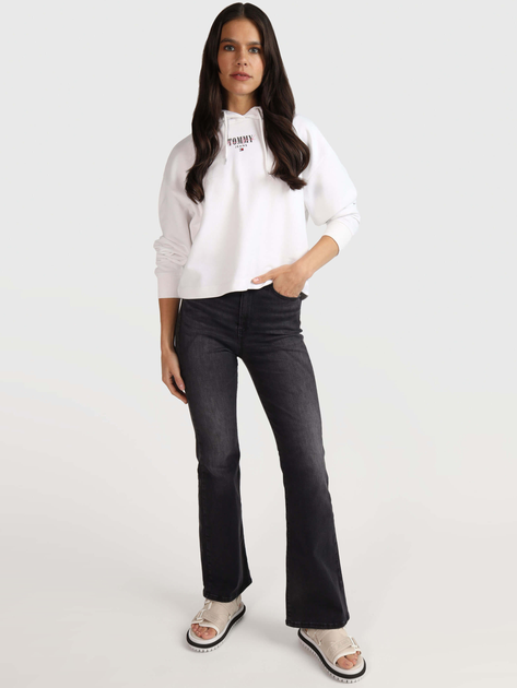 Худі жіноче Tommy Jeans DW0DW17797-YBR L Біле (8720646682454) - зображення 3
