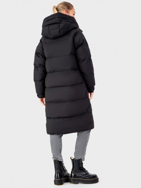 Пуховик зимний длинный женский Avecs 70528/1 2XL Черный (AV2000000138640) 