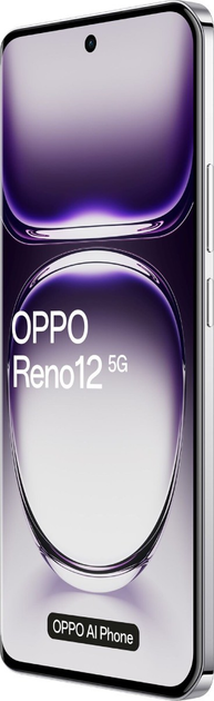 Мобільний телефон Oppo Reno 12 5G 12/256GB Astro Silver (6932169347211) - зображення 2