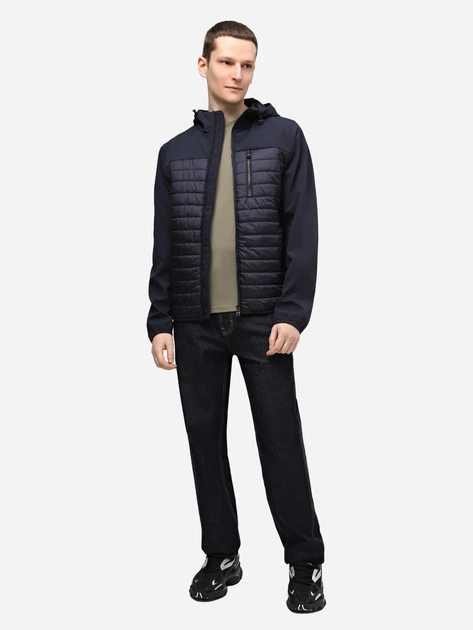 Куртка демісезонна чоловіча Geox geom4520ktc180f1726 54 Темно-синя (8056206601475) - зображення 3