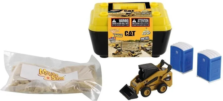 Іграшковий набір Carrera Playbox Kit CAT Micro Metal Diecast Навантажувач 272C (9003150136200) - зображення 1