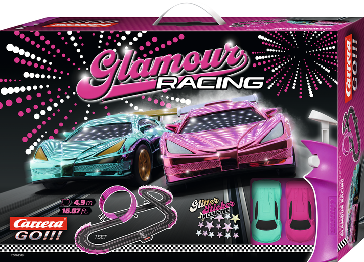 Гоночний трек Carrera GO!!! Glamour Racing 4.9 м (4007486625792) - зображення 1