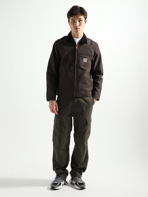 Kurtka jesienna męska Carhartt WIP Detroit Jacket "Tobacco Black" I032940-1YL01 2XL Brązowa (4064958786054) - obraz 3