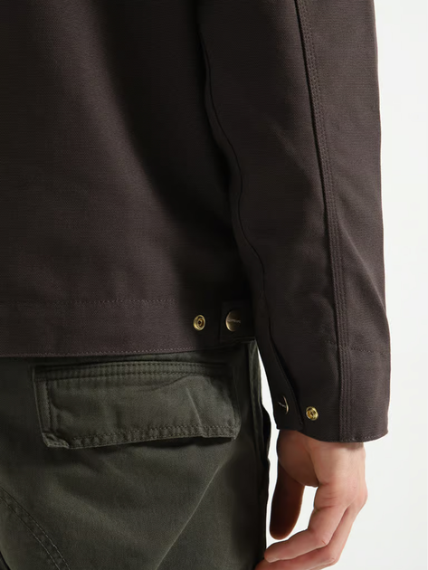 Kurtka jesienna męska Carhartt WIP Detroit Jacket "Tobacco Black" I032940-1YL01 2XL Brązowa (4064958786054) - obraz 6