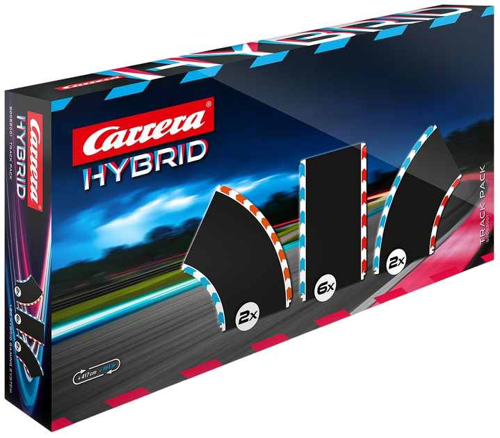 Набір для розширення Carrera Hybrid Racing Track Pack 1 10 шт. (4007486616769) - зображення 1