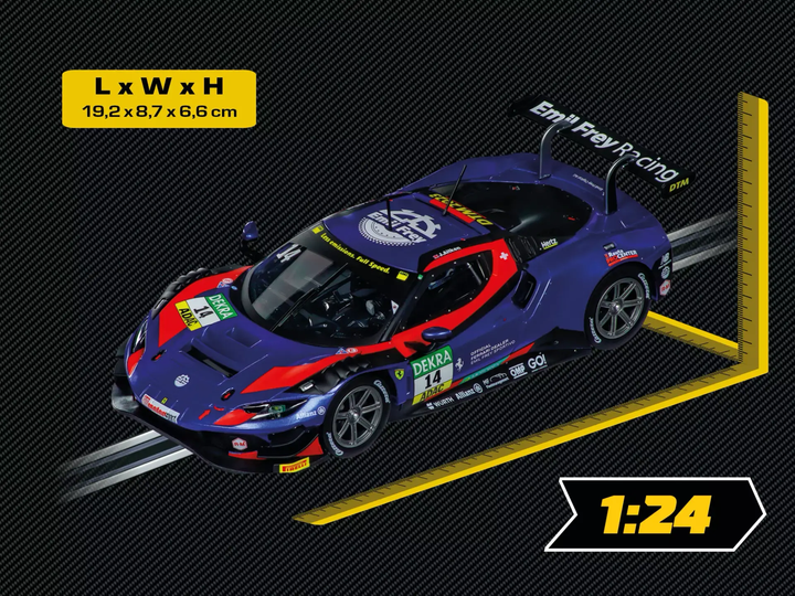 Auto Carrera Digital 124 Ferrari 296 GT3 Emil Frey Racing No.14 DTM 2023 (4007486239647) - obraz 3