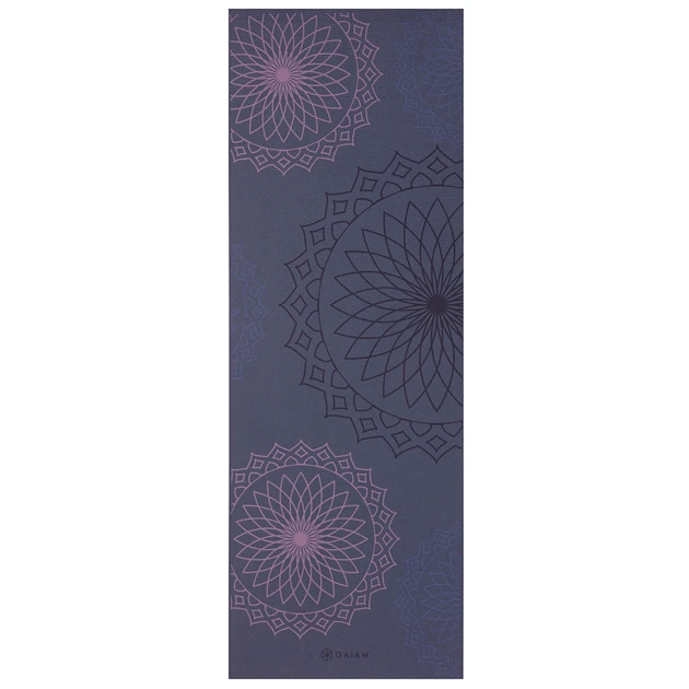 Килимок для йоги GAIAM PREMIUM Yoga Mat 6мм 170х60см - Purple Illusion - зображення 6